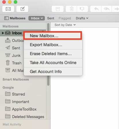 Automaticky archivovať poštu na Macbooku