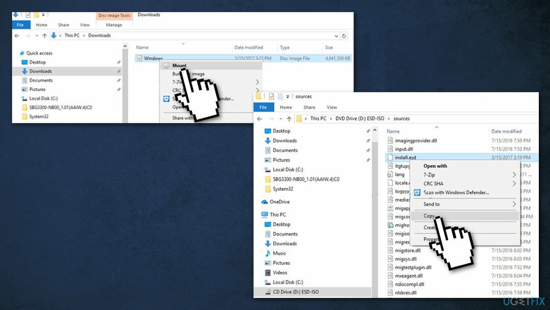 Použite inštalačné médium Windows vo formáte ISO2