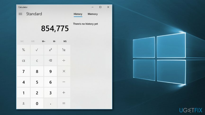 Réparer l'application de calculatrice corrompue sur Windows 10