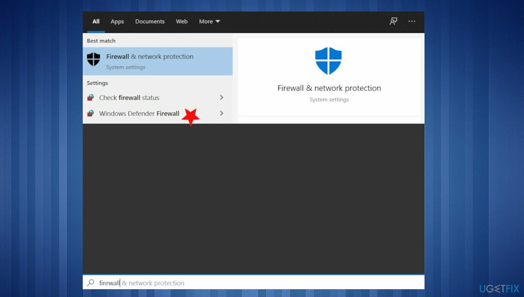 Windows Defender brannmur