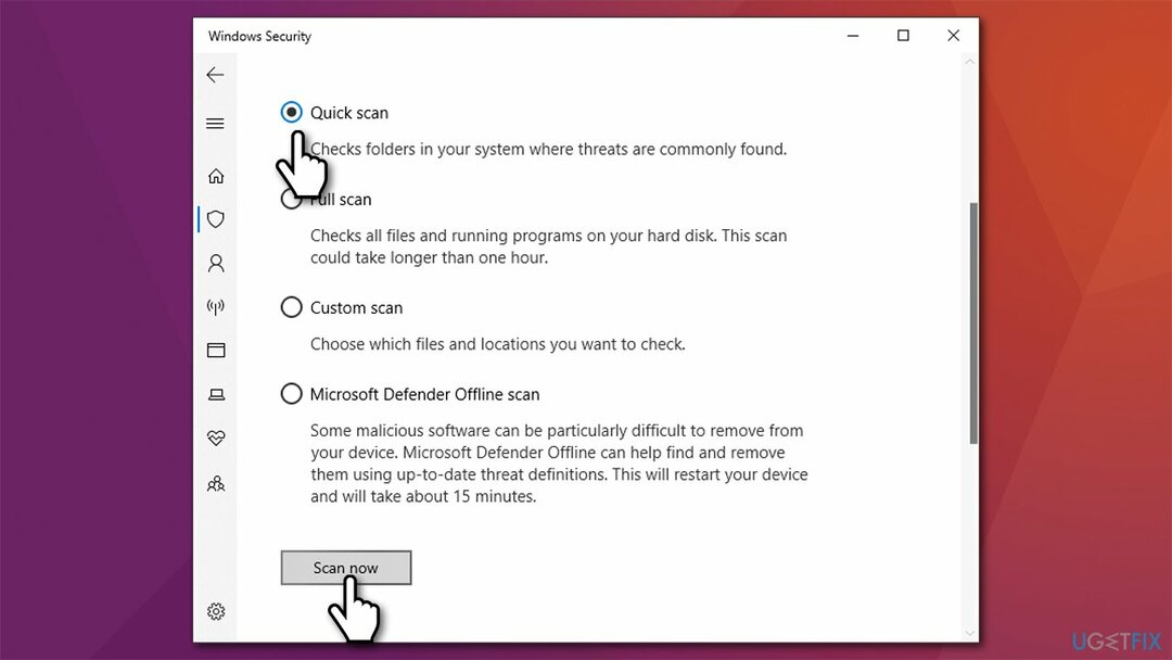 Microsoft offline scan uitvoeren