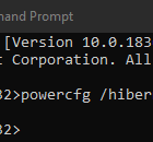 Windows 10: EnableDisable Hibernation
