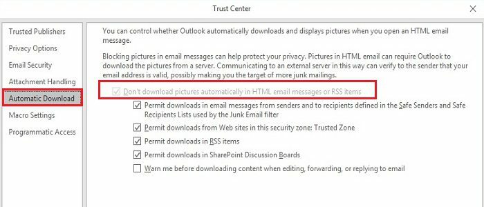 Outlook-trust-center-automatic-download-settings