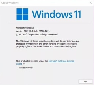 업데이트 버튼을 클릭하여 Windows 11 업데이트