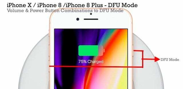 IPhone X और iPhone 8 पर DFU मोड कैसे प्राप्त करें