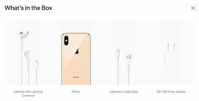 iPhone XS'in kutusunda neler var?