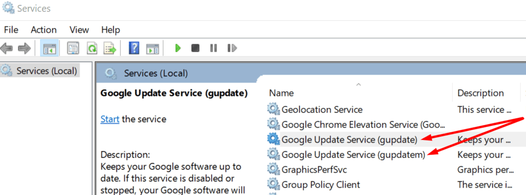 google update service