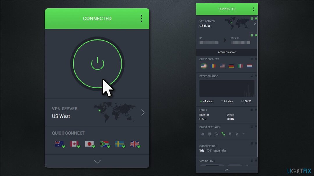 Usa una VPN