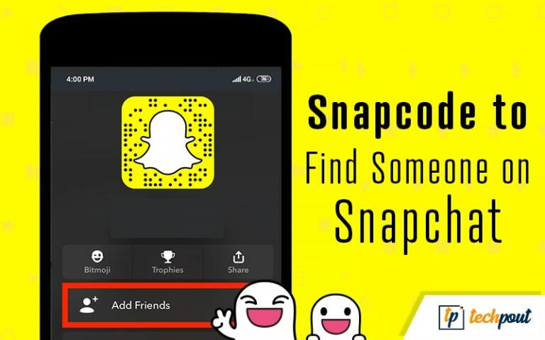 Uporabite Snapcode za iskanje nekoga na Snapchatu