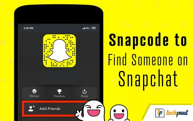 Użyj Snapcode, aby znaleźć kogoś na Snapchacie