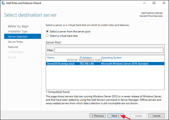 كيفية تمكين Telnet Client في Server 201220162019.