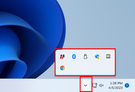 Estas son las aplicaciones de inicio de Windows 11 que se muestran en la bandeja del sistema