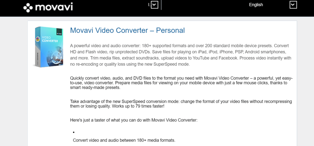 Movavi Video Converter