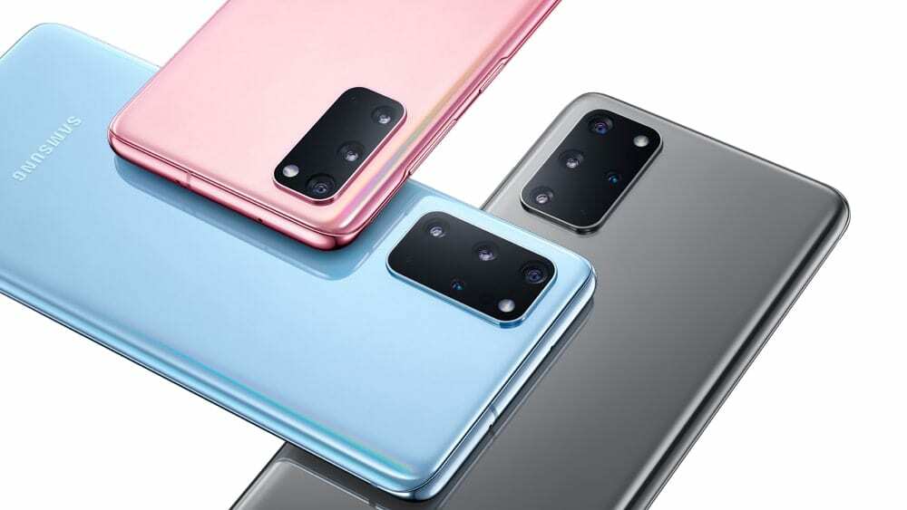 Samsung Galaxy S20 Plus geschichtet