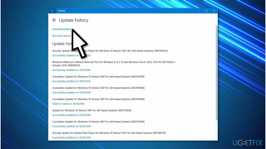 Windows 10에서 치명적인 오류 C0000022 수정