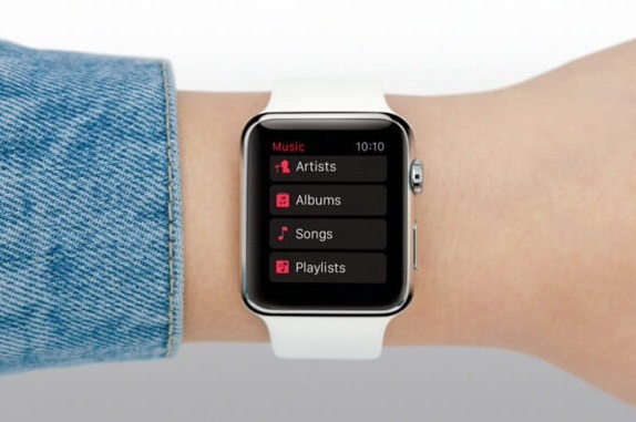 Apple Watch เพื่อเล่นเพลง