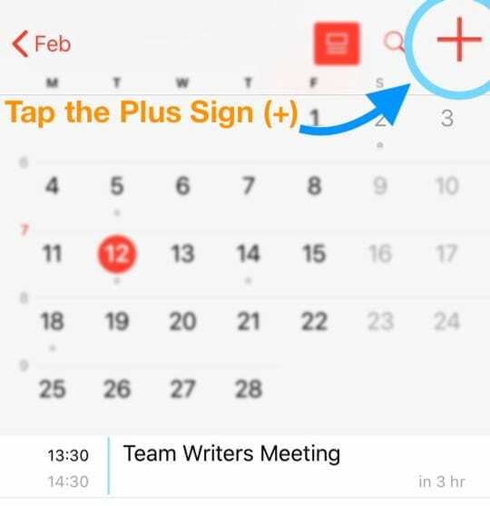 Добавете iOS календарно събитие за iPhone