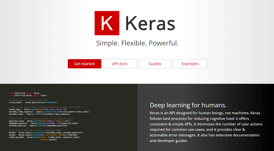 Keras- Software inteligent de recunoaștere a imaginilor