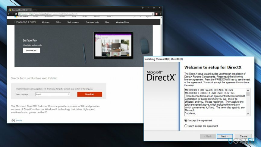 XAudio2_6.dll DirectX frissítése