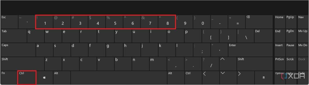 Alterar guias nos atalhos de teclado virtual do Chrome