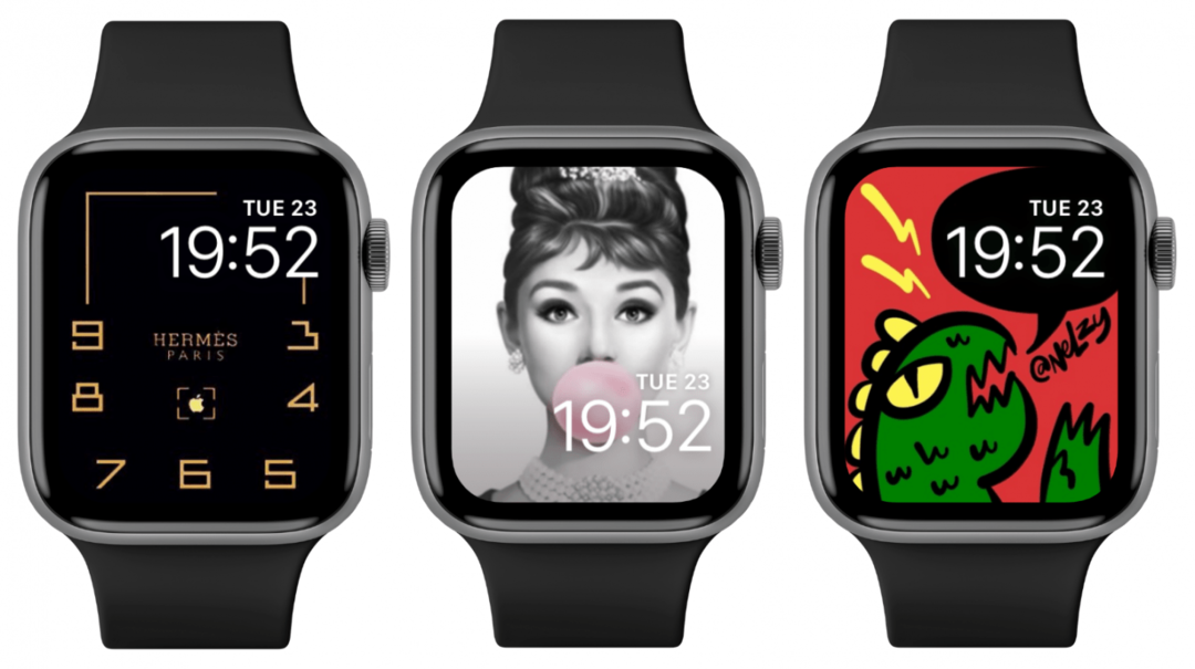 kan du sette et bilde på Apple Watch-skiven