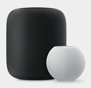 apple homepod mini och apple homepod