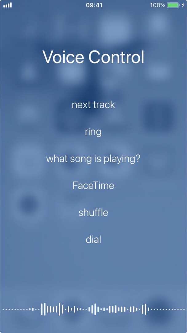 Liste des commandes de contrôle vocal sur iPhone