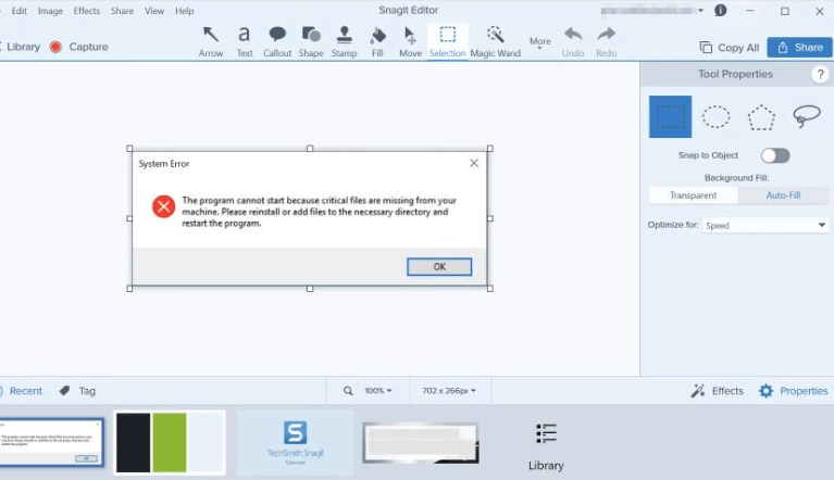 Snagit - Στιγμιότυπο οθόνης