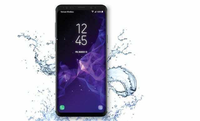 samsung galaxy étanche ou résistant à l'eau