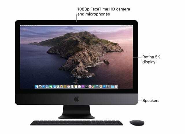 ميكروفون وكاميرا على iMac