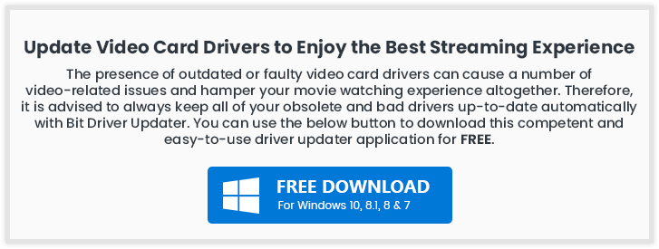 Actualizați driverele plăcii video pentru a vă bucura de experiența de streaming