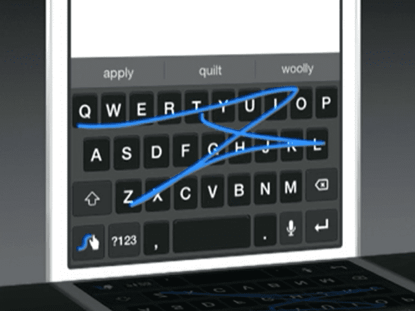Swype-Tastatur iOS 8