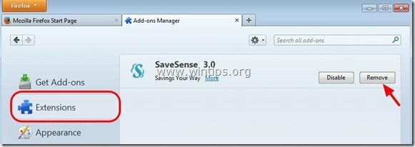 usuń-savesence-firefox