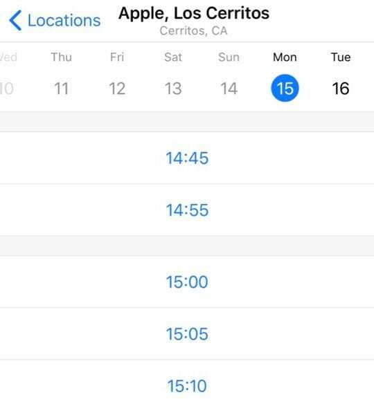 Apple támogatás válassza ki a dátumot és az időt az Apple Store Genius-szal való találkozóhoz