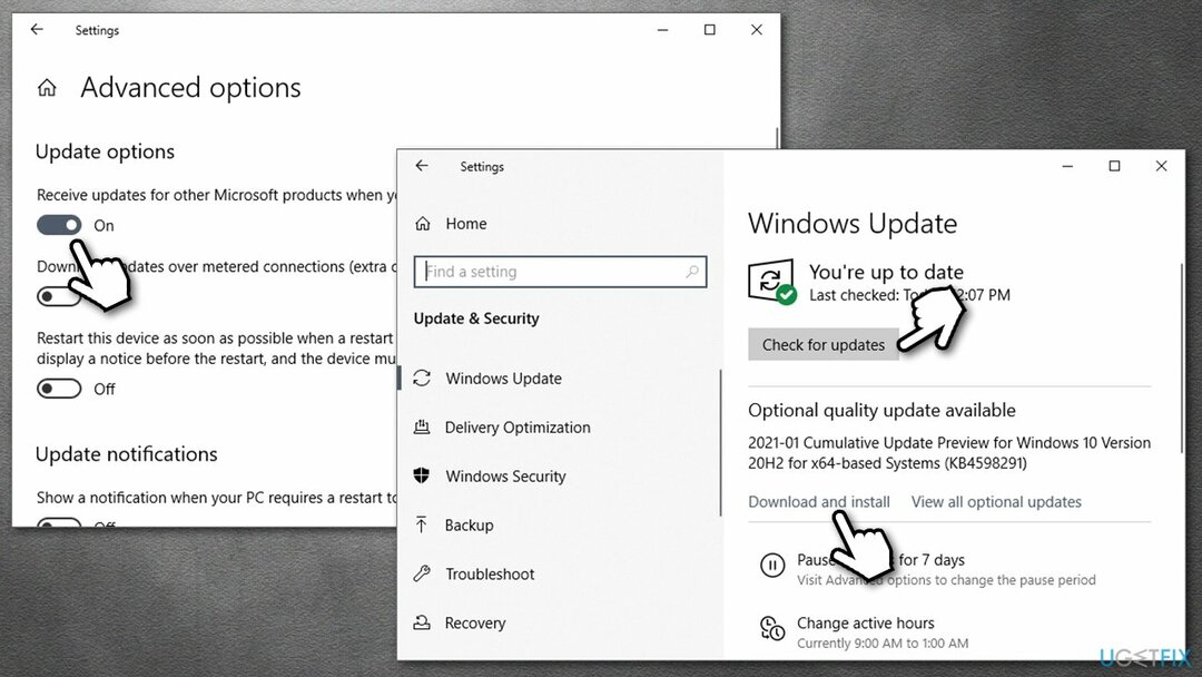 Installera de senaste Windows-uppdateringarna