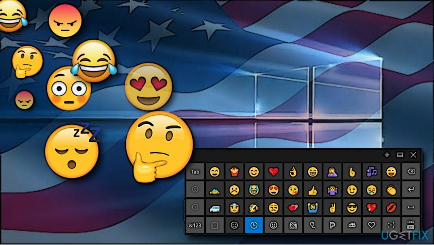 Tipkovnica Emoji je trenutno podprta samo v ZDA