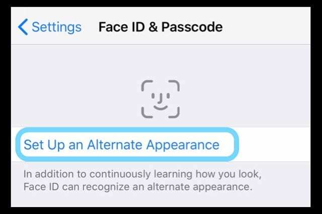 iOS 12 Fan ID הגדרת מראה חלופי