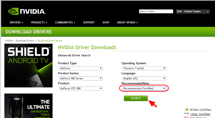 NVIDIA-Изтегляне