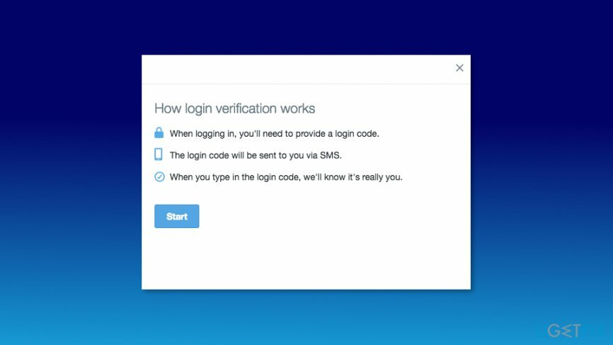 verificação de login