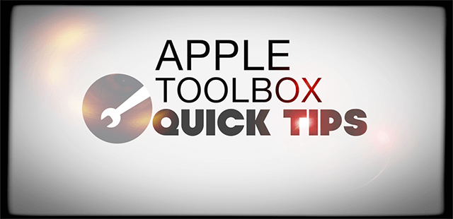 לוגו AppleToolBox Quick Tips