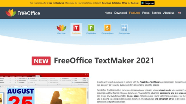 FreeOffice Metin Oluşturucu