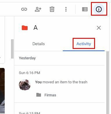 Ver archivos de Google Drive compartidos recientemente