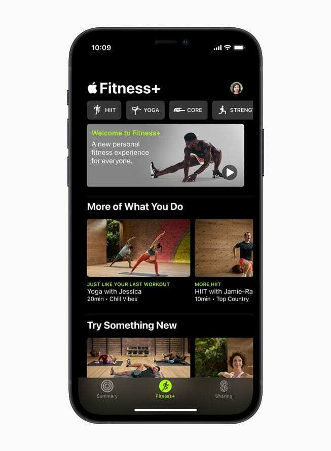 Apple Fitness+ na iPhone 1