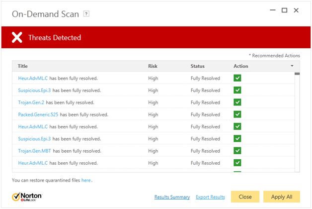 Norton Security - Windows 컴퓨터용 최고의 무료 바이러스 백신