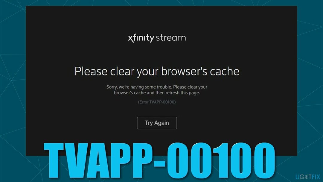 Como corrigir o erro Xfinity TVAPP-00100?