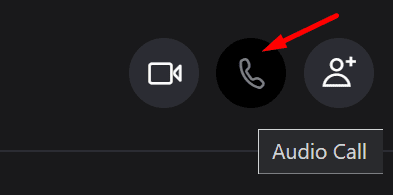 Skype uruchamia połączenie audio