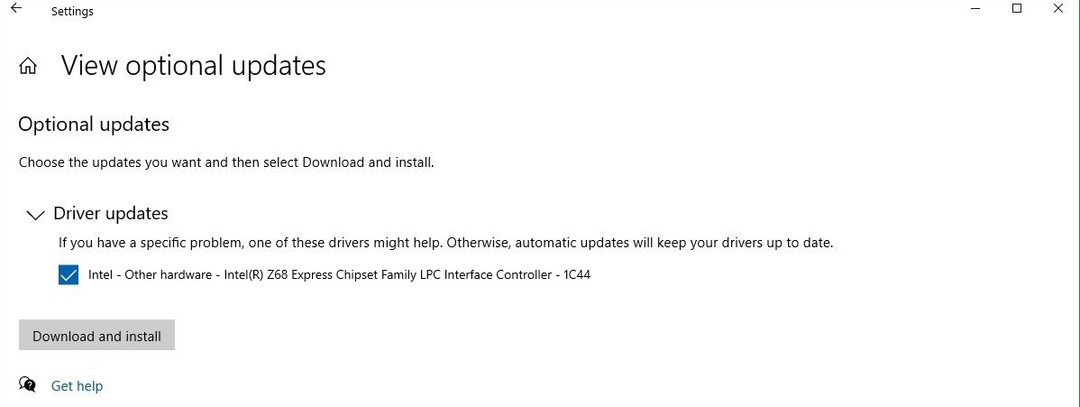 Actualizări de drivere Windows 10