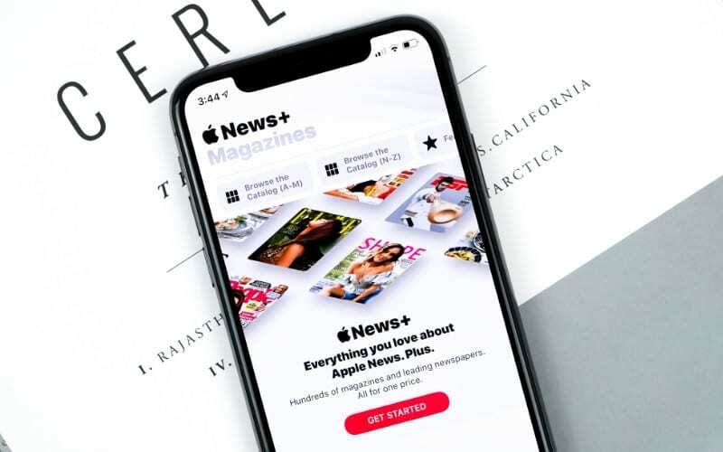 Apple News lietotne iPhone tālrunī