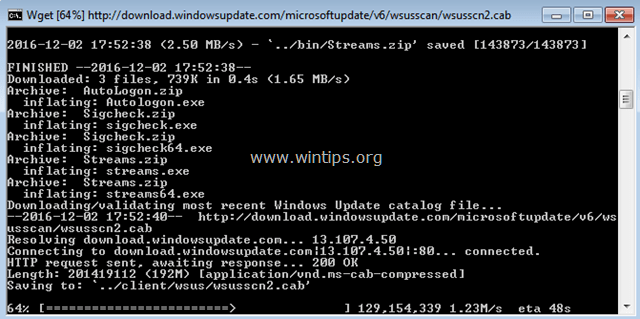 Aktualizace WSUS offline