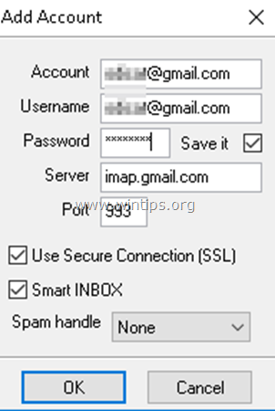 zálohovanie gmailu s imapsize